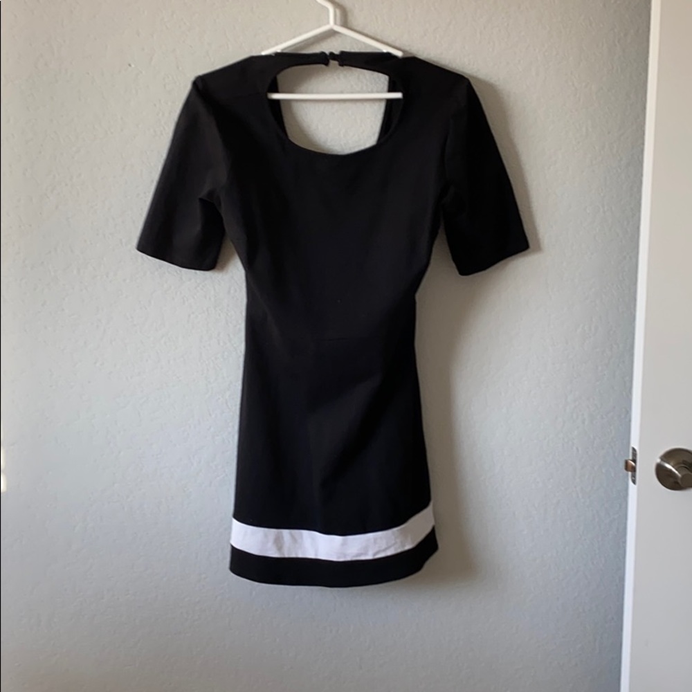 A black dress from Macy’s